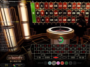 Apostar en la Ruleta Relámpago en Vivo