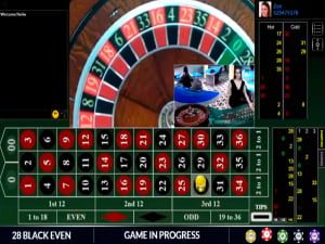 Ruleta americana en vivo Visionary iGaming