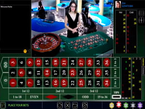 Ruleta americana en vivo