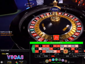 Ruleta Vegas de Evolution