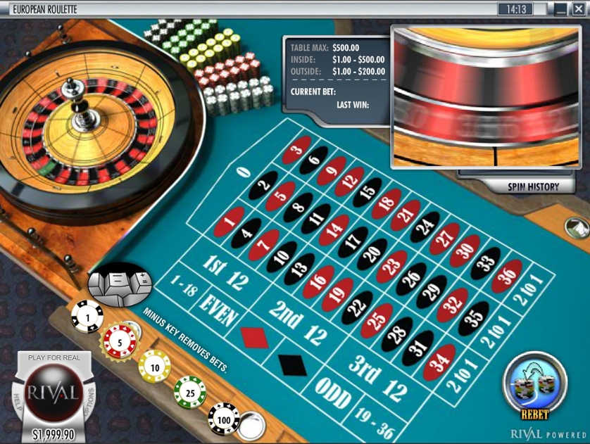 Ruleta Europea (Rival)