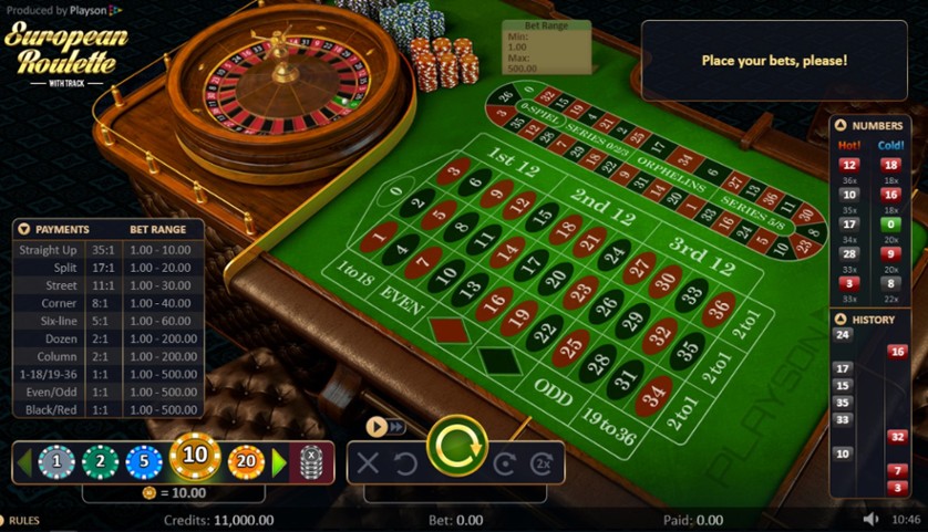 Roulette with Track Low