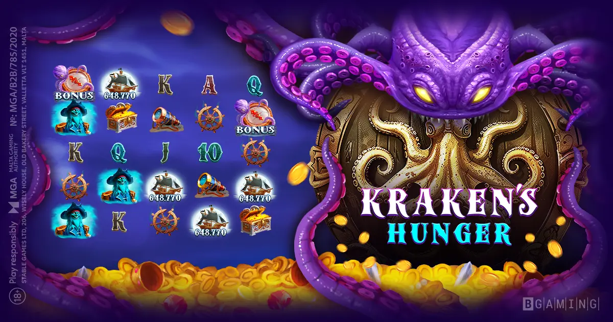 Máquina tragamonedas Kraken Hambre