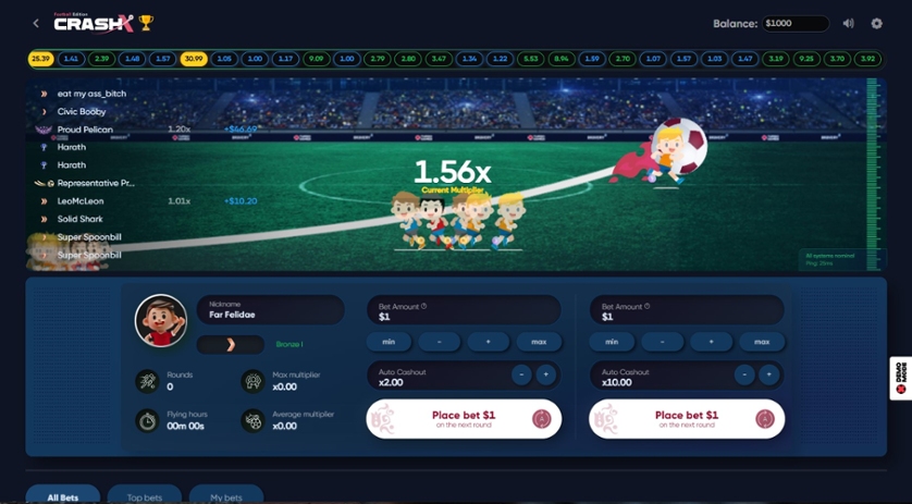Crash X Football Edition — Juega 100% gratis en modo demo 2 Crash X Football Edition.jpg