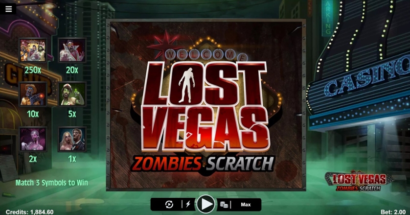 Lost Vegas Zombies Scratch