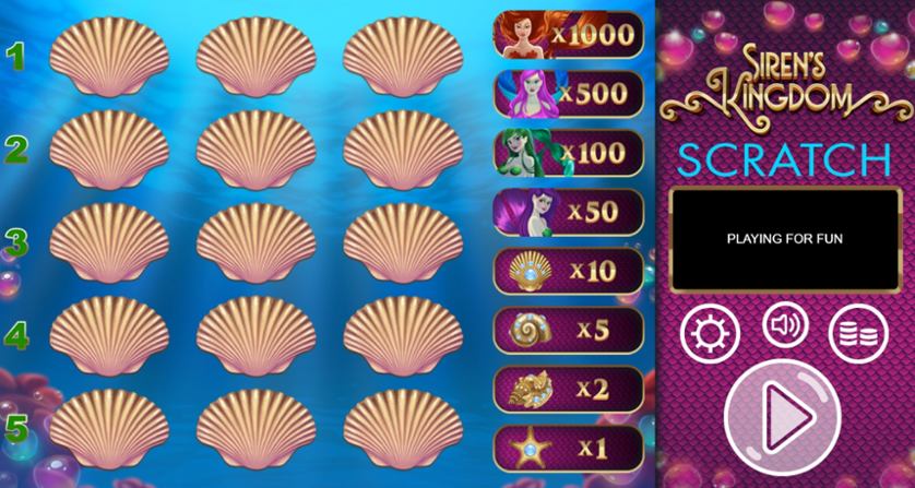 Siren's Kingdom Scratch