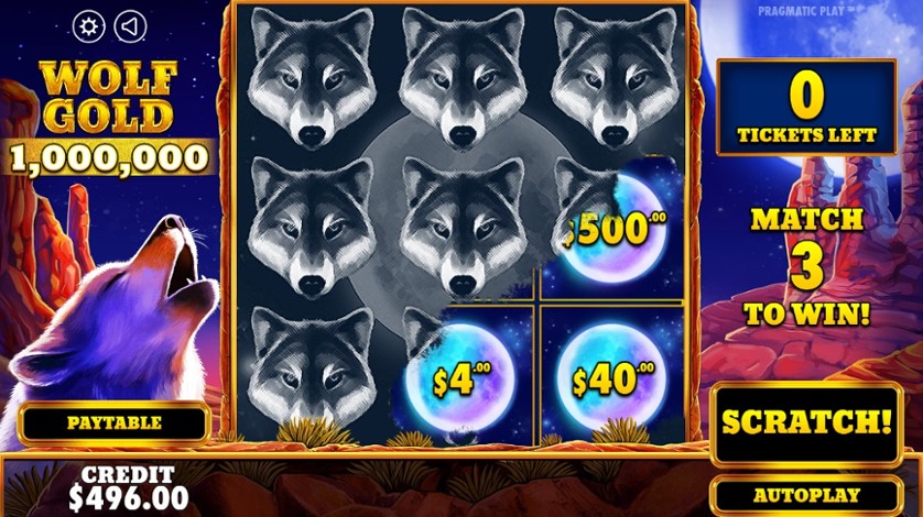 Wolf Gold Scratchcard — Juega 100% gratis en modo demo 2 Wolf Gold Scratchcard