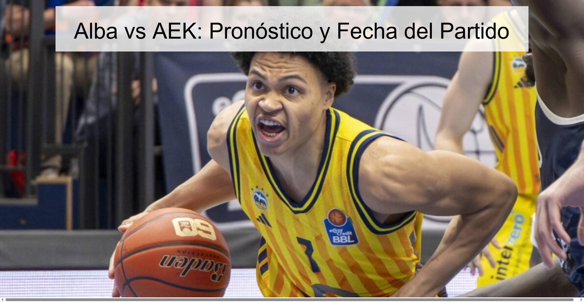 Alba vs AEK: Pronóstico y Fecha del Partido