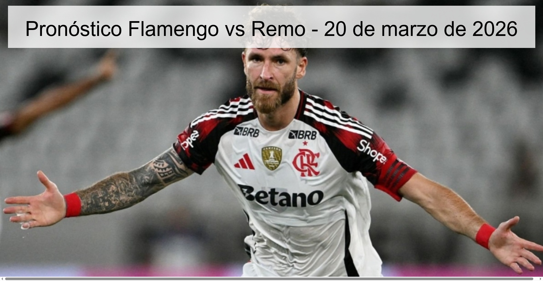 Pronóstico Flamengo vs Remo - 20 de marzo de 2026
