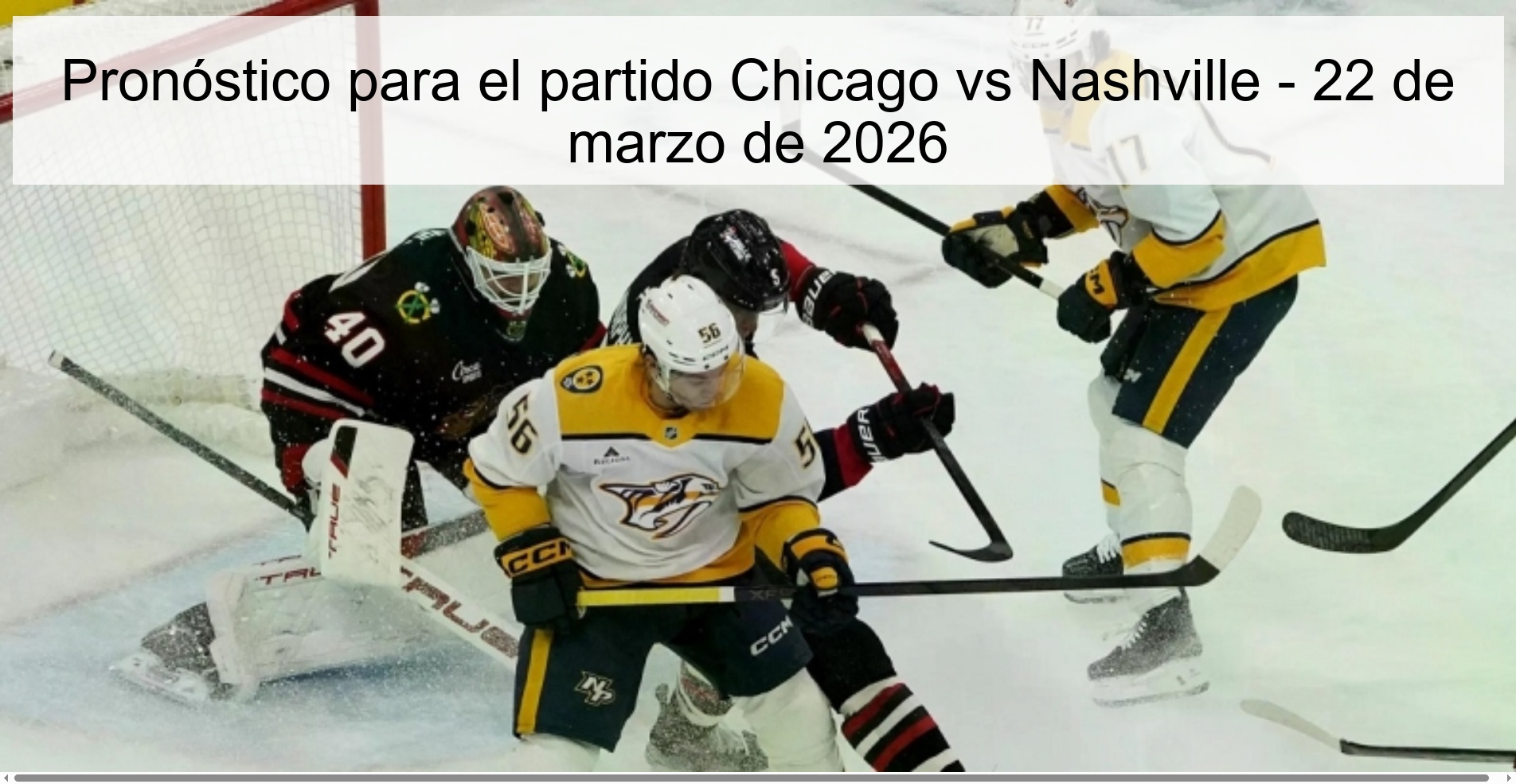 Pronóstico para el partido Chicago vs Nashville - 22 de marzo de 2026