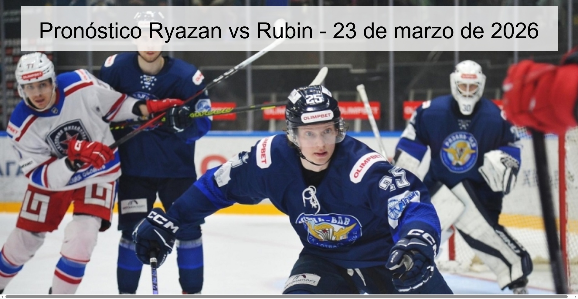 Pronóstico Ryazan vs Rubin - 23 de marzo de 2026 Pronóstico Ryazan vs Rubin - 23 de marzo de 2026