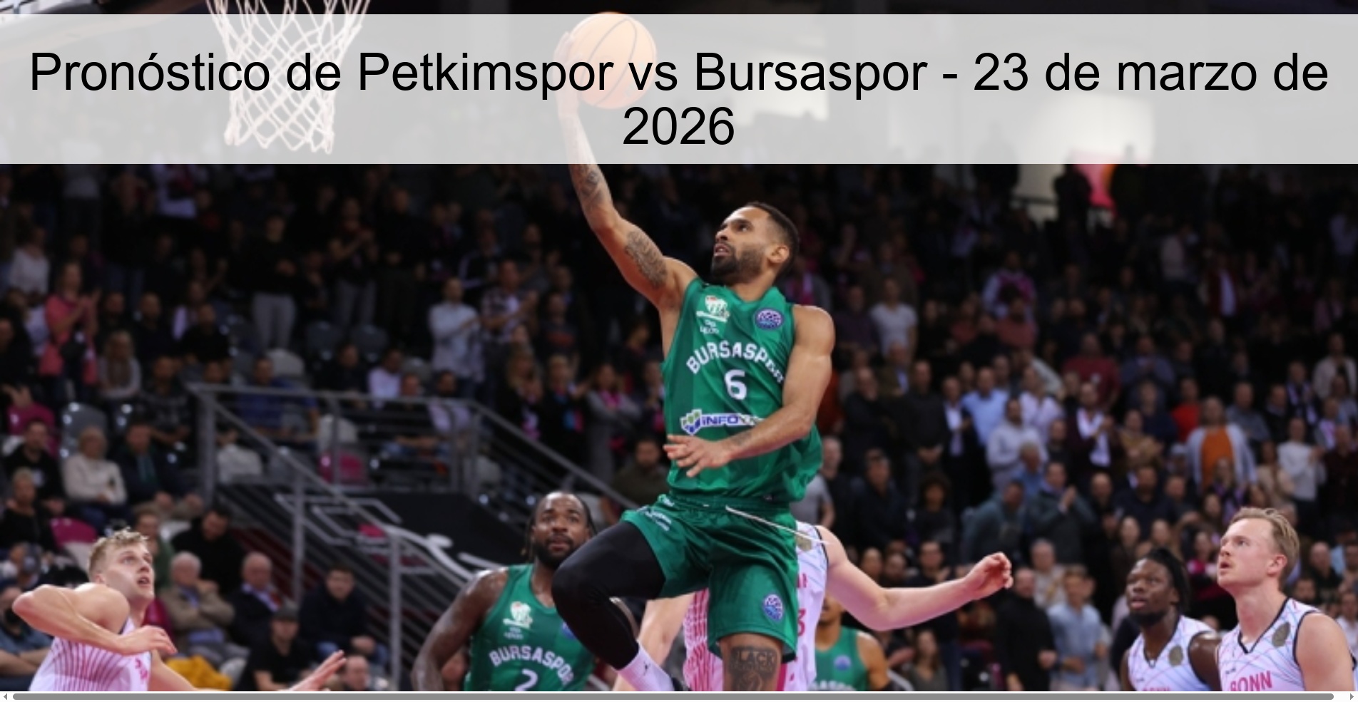 Pronóstico de Petkimspor vs Bursaspor - 23 de marzo de 2026 Pronóstico de Petkimspor vs Bursaspor - 23 de marzo de 2026
