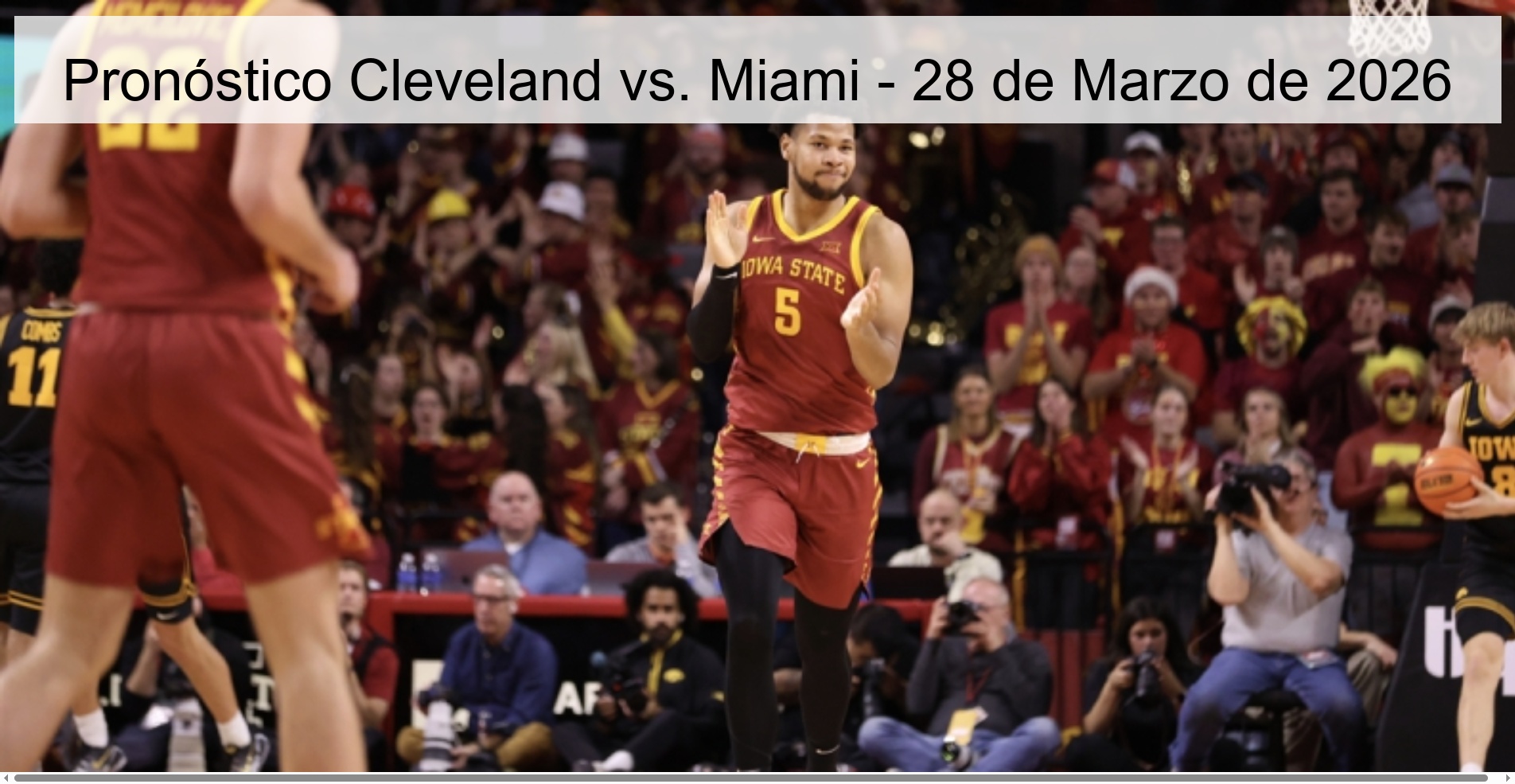 Pronóstico Cleveland vs. Miami - 28 de Marzo de 2026