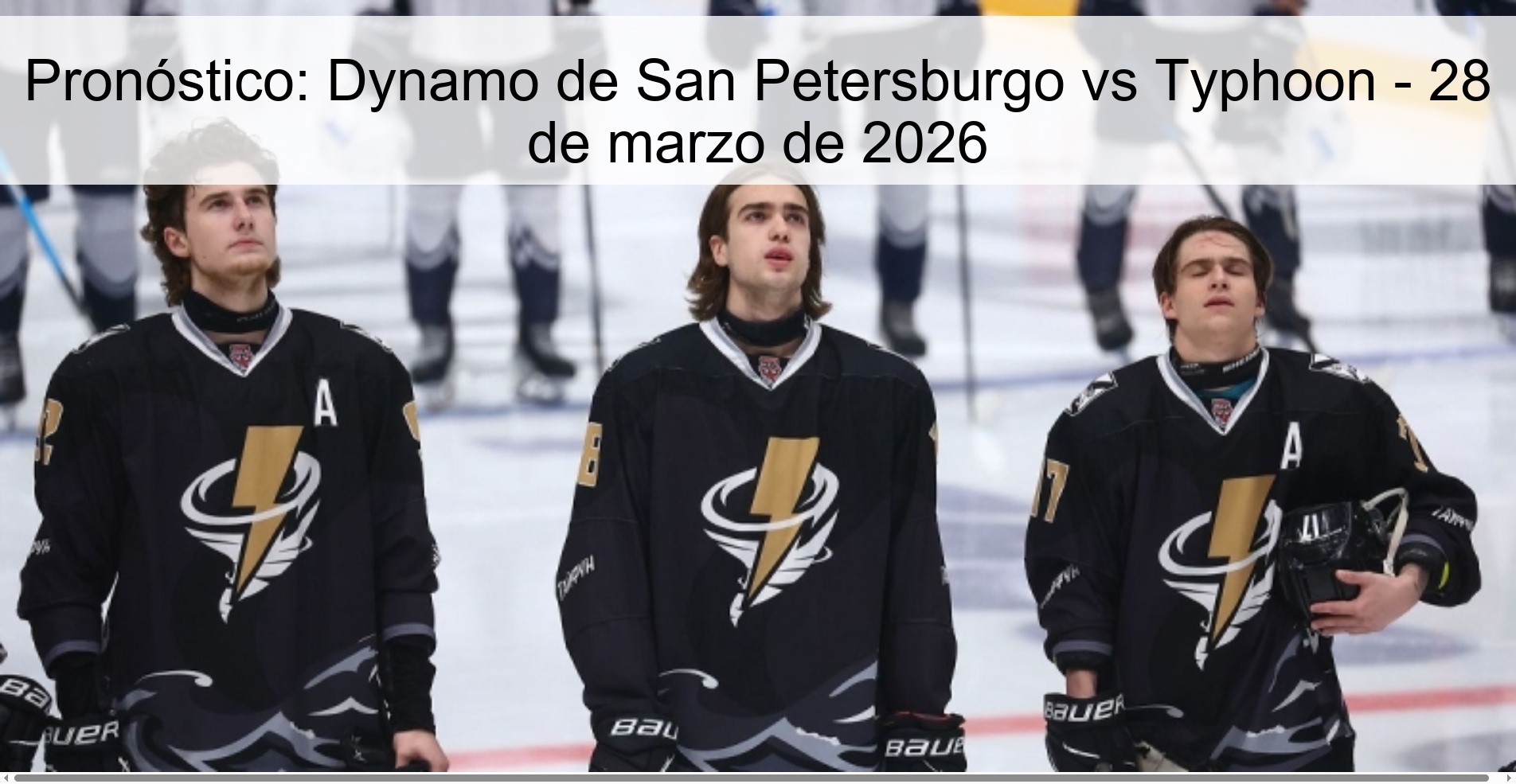 Pronóstico: Dynamo de San Petersburgo vs Typhoon - 28 de marzo de 2026