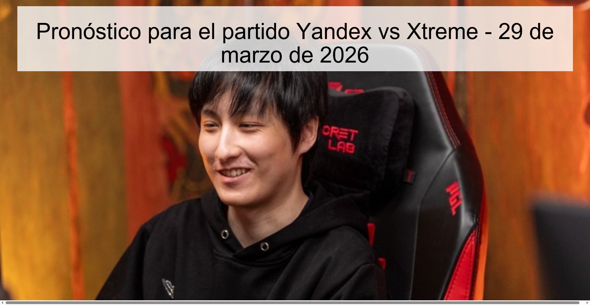 Prediction for the match Yandex vs Xtreme - March 29, 2026