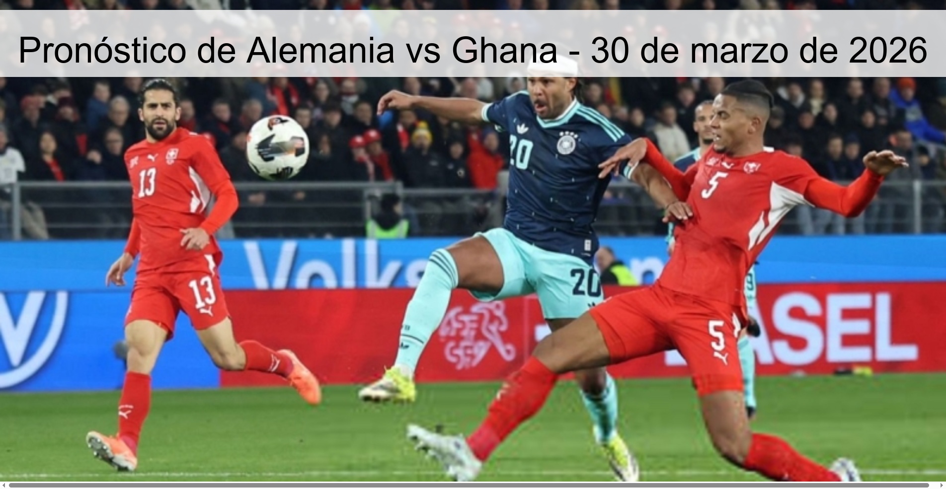 Germany vs Ghana Prediction – March 30, 2026