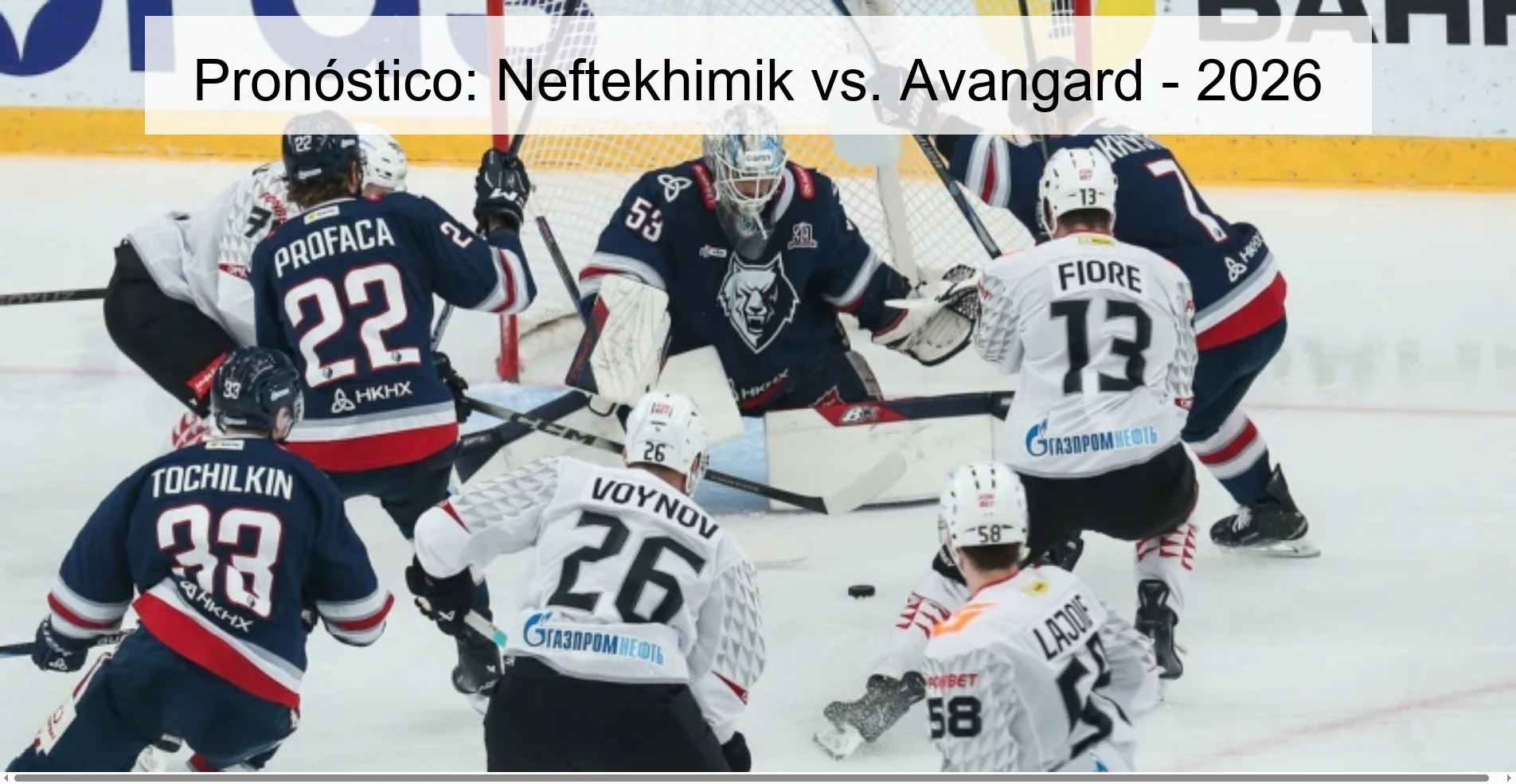 Prediction: Neftekhimik vs. Avangard - 2026