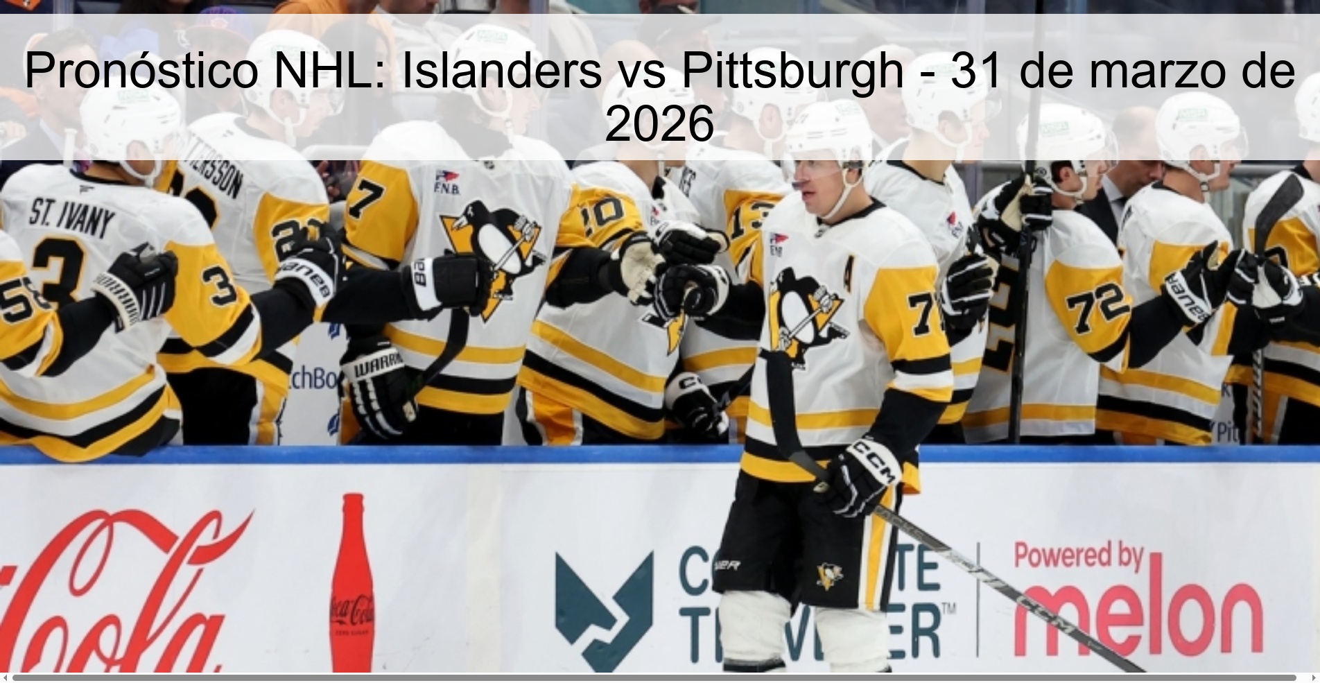 NHL Prediction: Islanders vs Pittsburgh – March 31, 2026