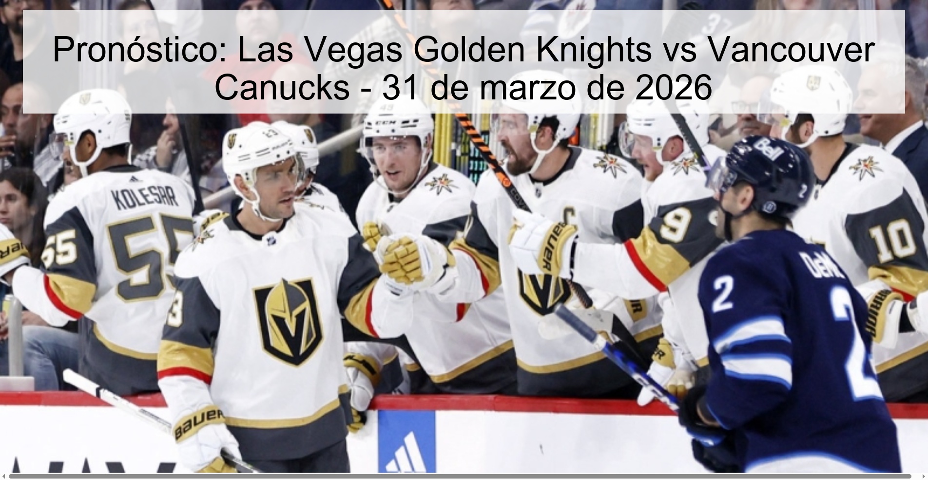 Prediction: Las Vegas Golden Knights vs Vancouver Canucks – March 31, 2026