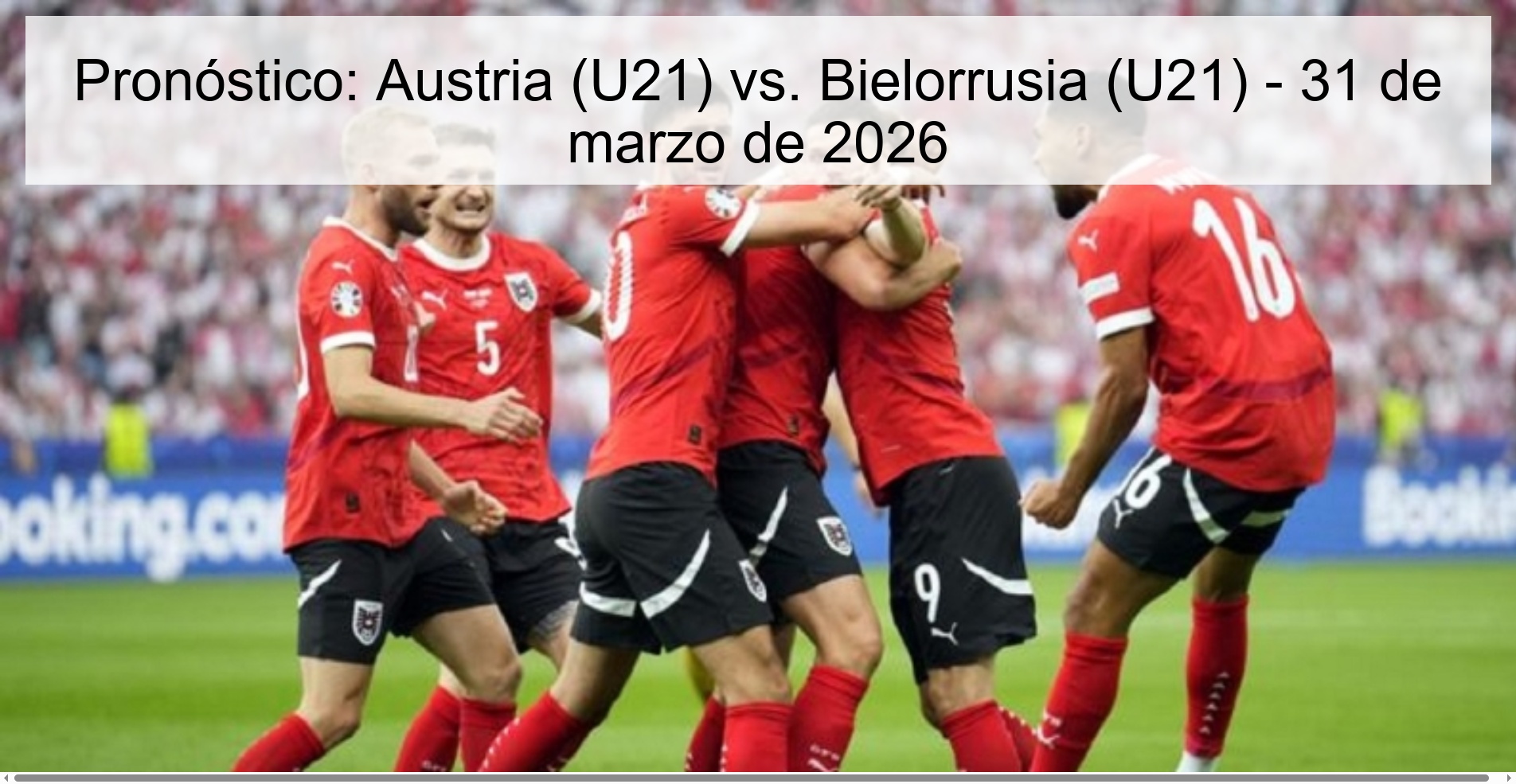 Prediction: Austria (U21) vs. Belarus (U21) - March 31, 2026