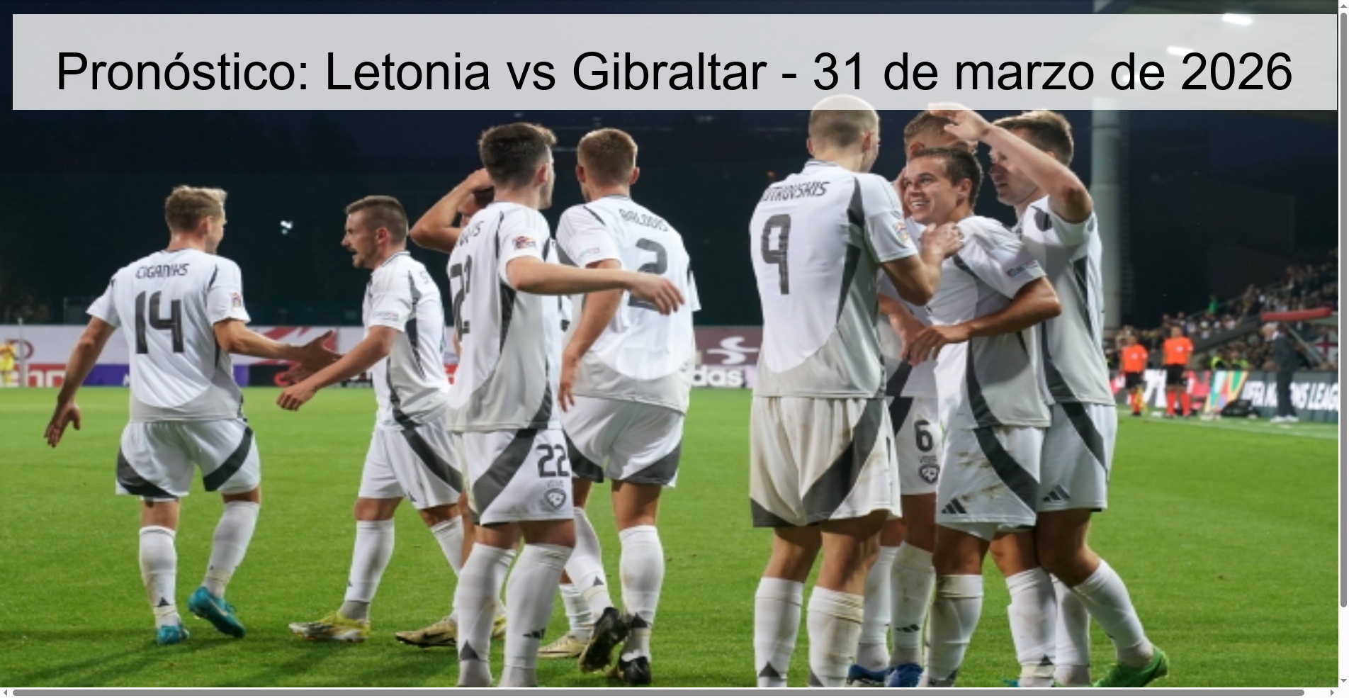 Prediction: Latvia vs Gibraltar – March 31, 2026 Prediction: Latvia vs Gibraltar – March 31, 2026