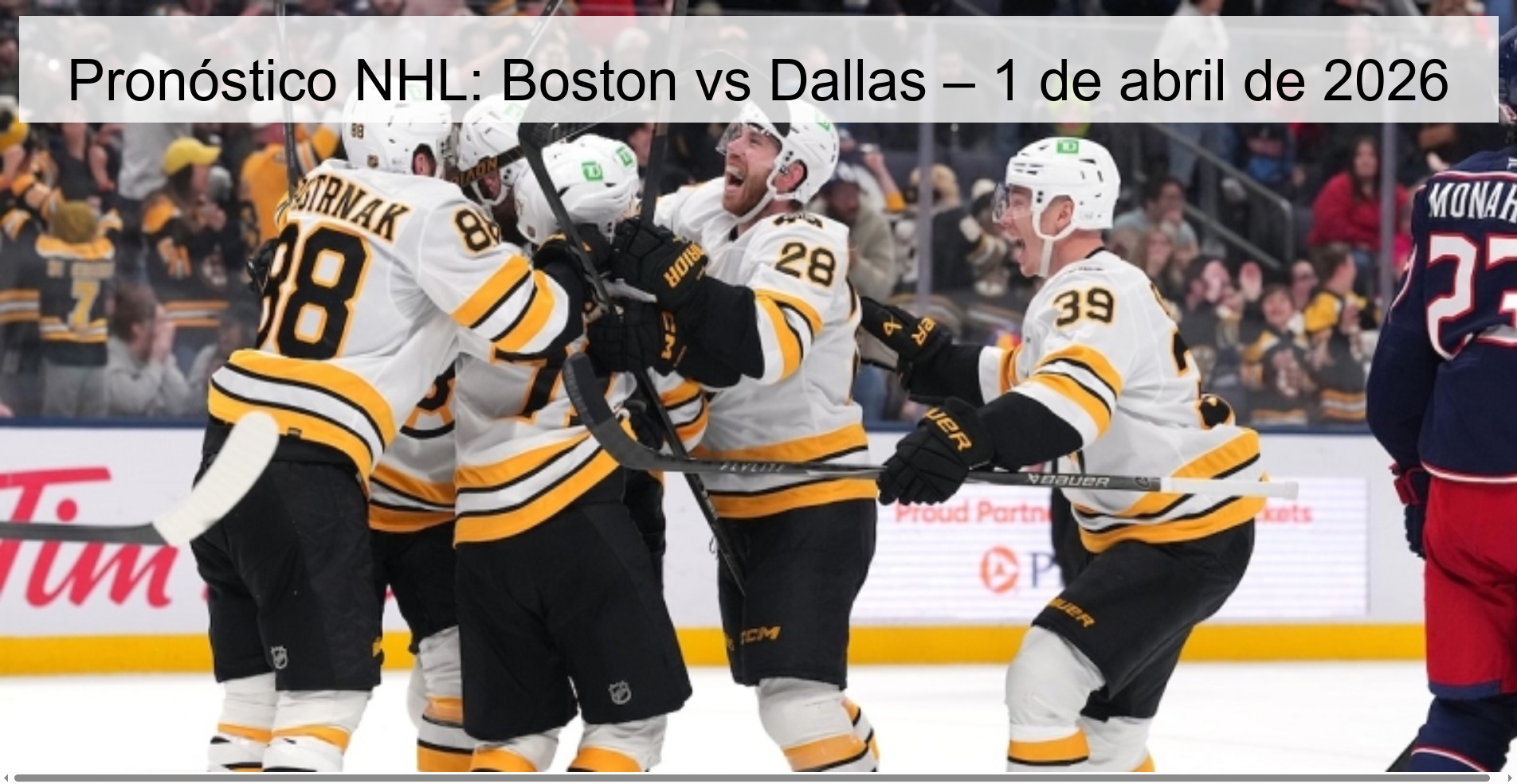 NHL Prediction: Boston vs Dallas – April 1, 2026