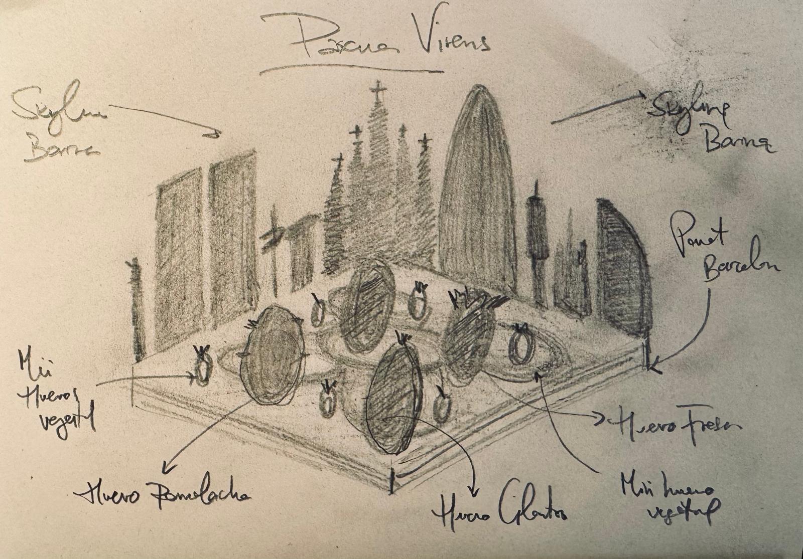 La fusión de la alta cocina y la pastelería: un homenaje a la Pascua en Barcelona