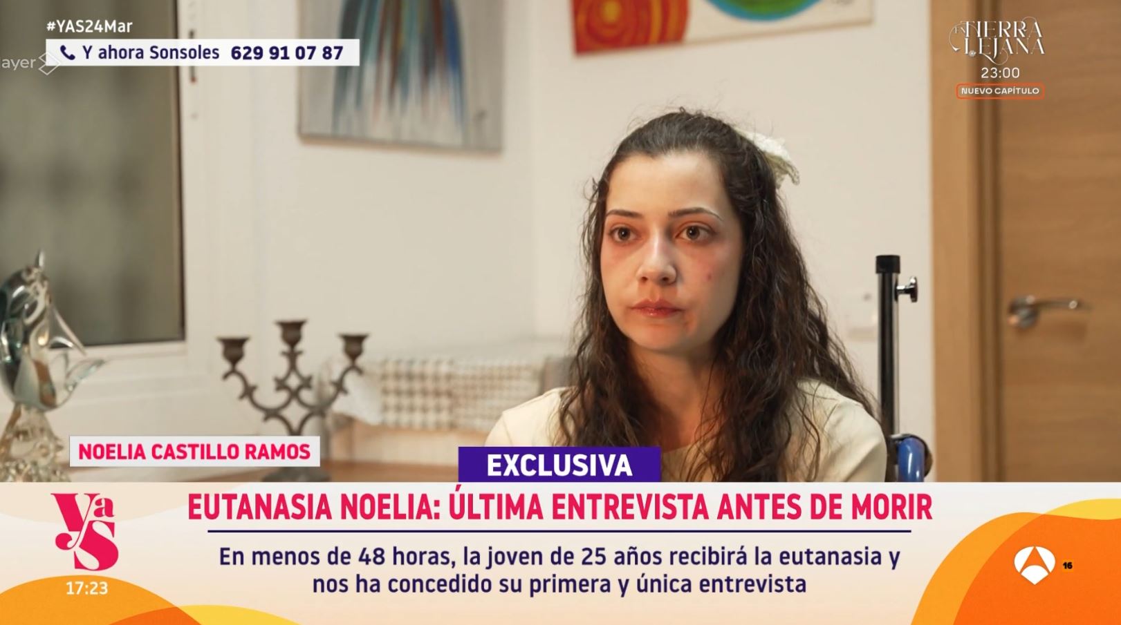 Noelia Castillo: La joven española que elegirá la eutanasia en busca de paz Noelia Castillo: La joven española que elegirá la eutanasia en busca de paz
