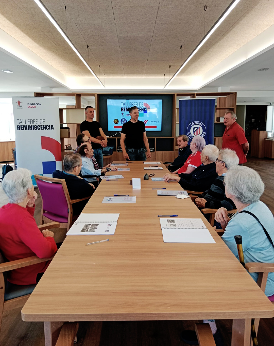 Legendas del Atlético de Madrid: Fútbol y Memoria como Terapia para Personas Mayores