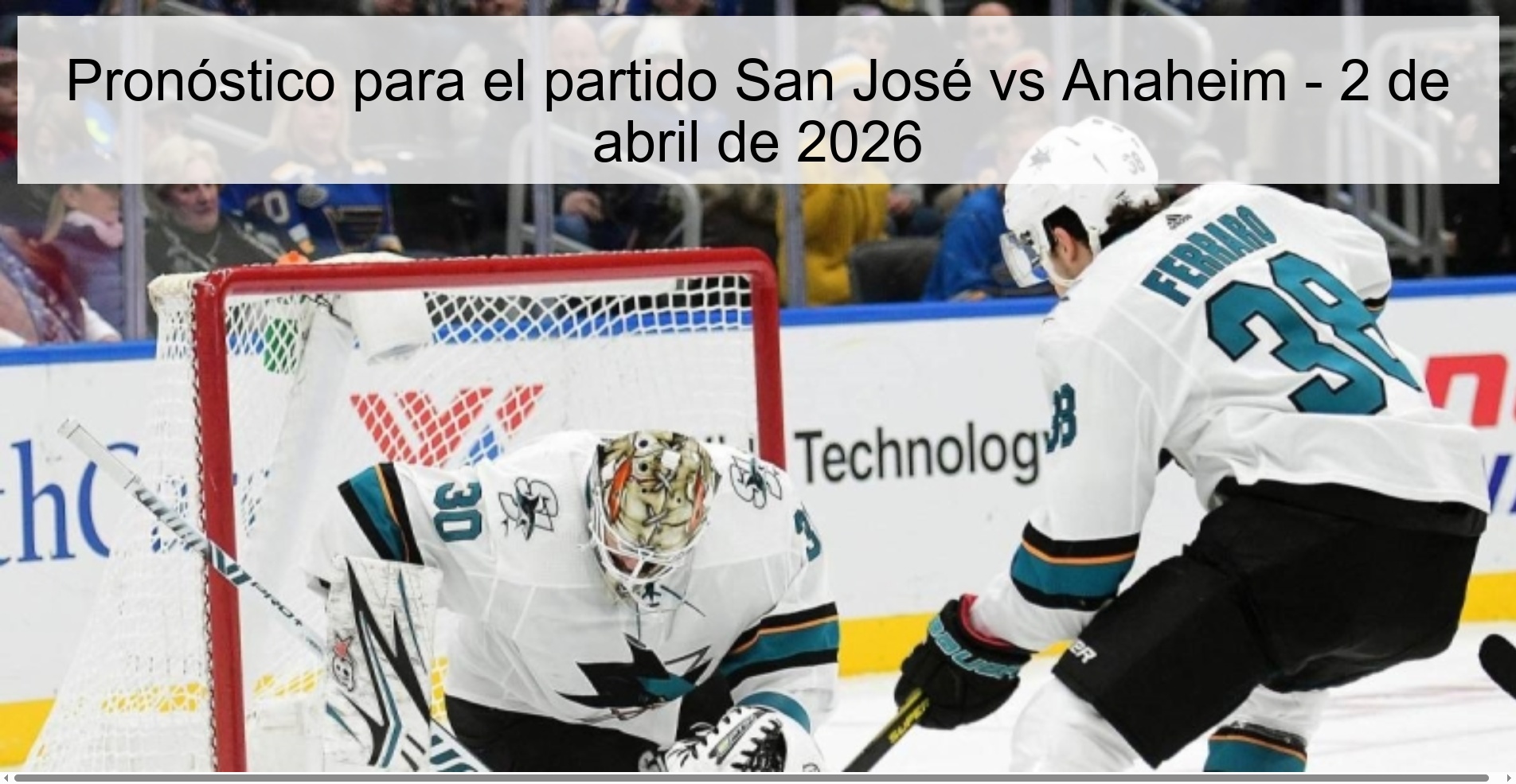 Prediction for the match San Jose vs Anaheim - April 2, 2026