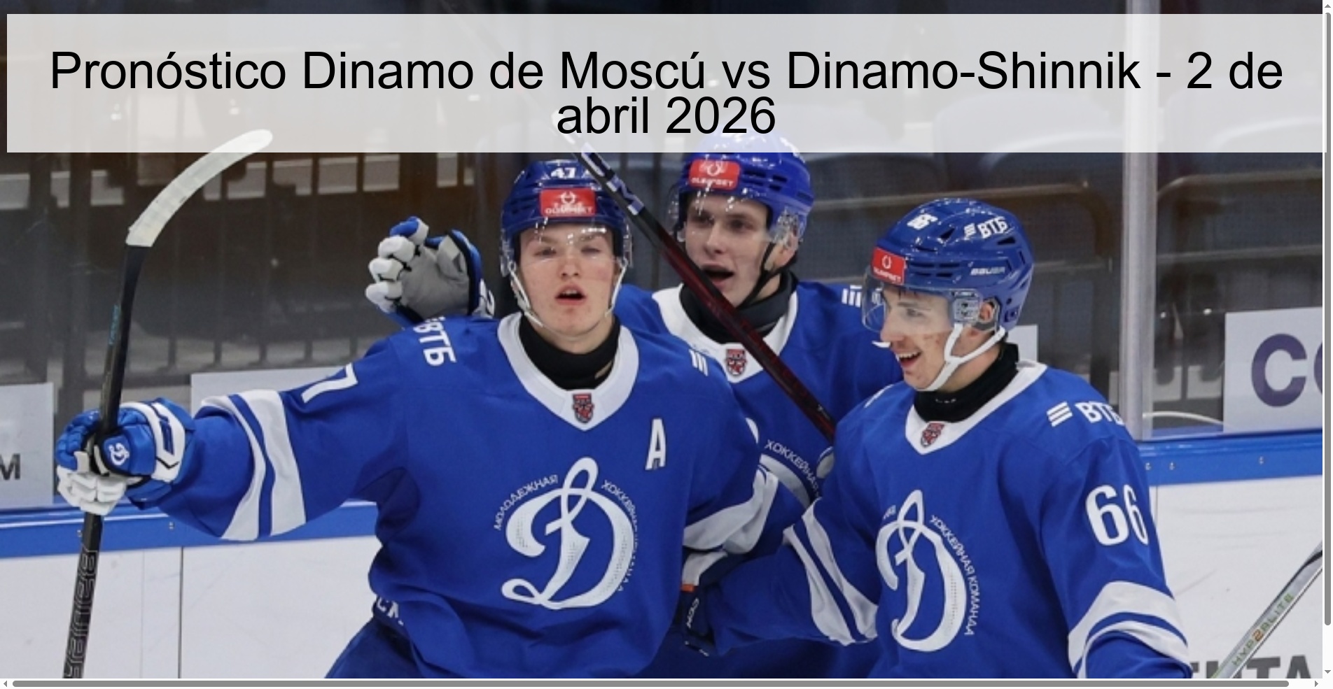 Dinamo Moscow vs Dinamo-Shinnik Prediction - April 2, 2026