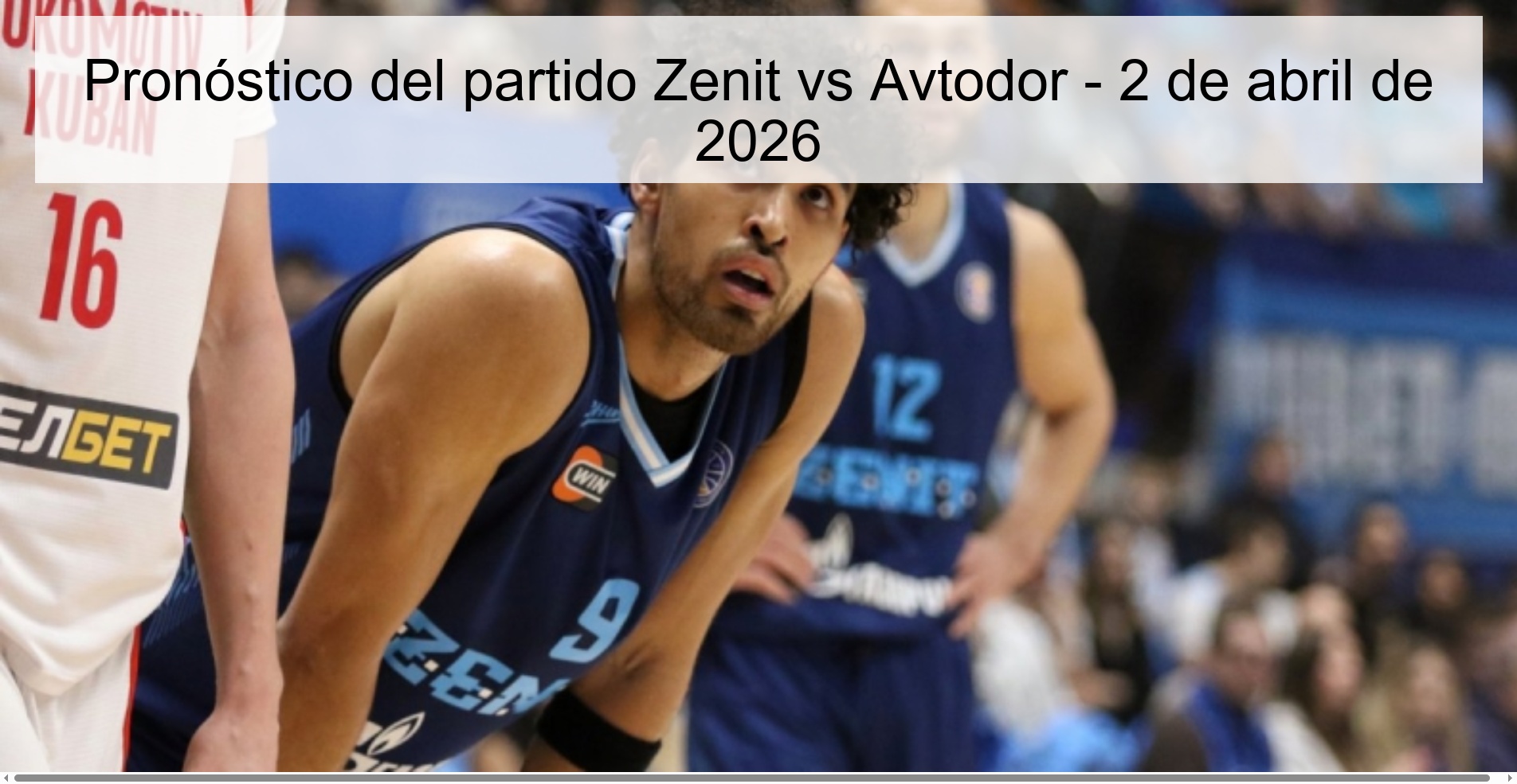 Zenit vs Avtodor Prediction – April 2, 2026