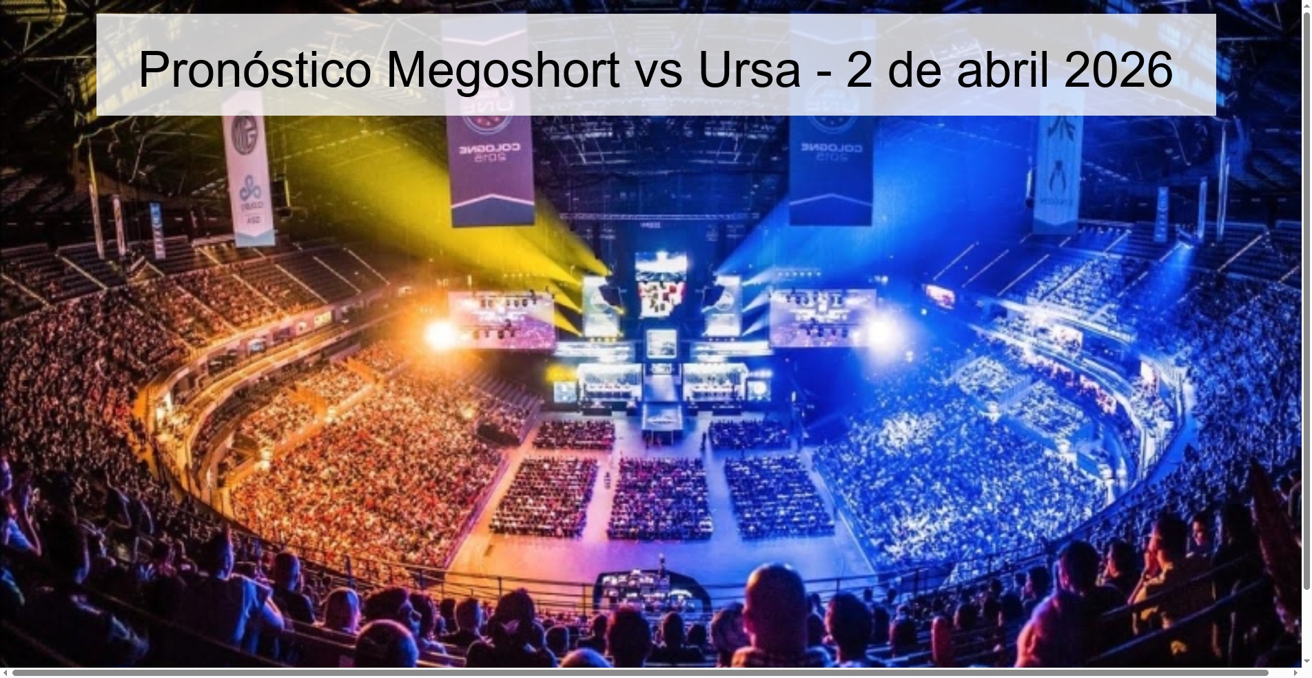 Megoshort vs Ursa Prediction – April 2, 2026 Megoshort vs Ursa Prediction – April 2, 2026