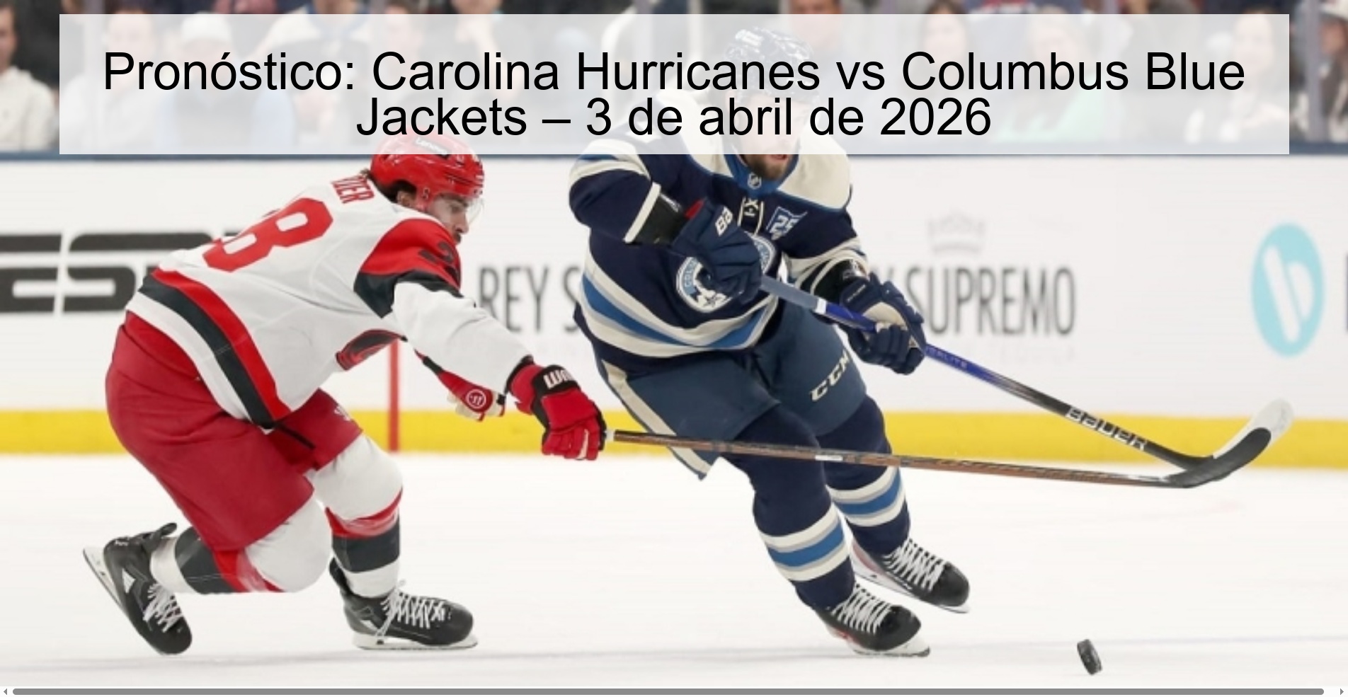 Prediction: Carolina Hurricanes vs Columbus Blue Jackets – April 3, 2026