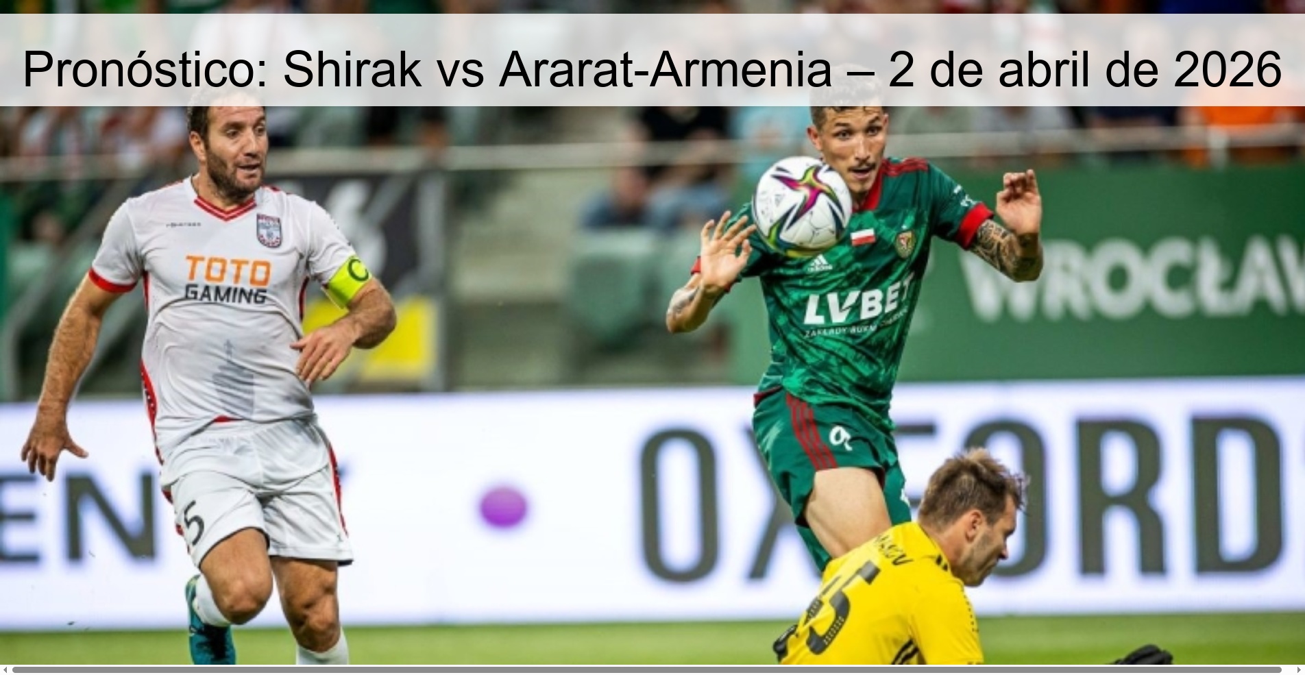 Prediction: Shirak vs Ararat-Armenia – April 2, 2026