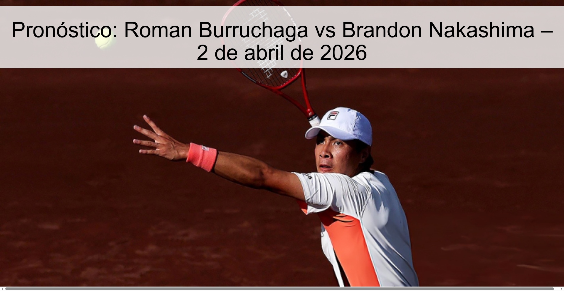 Prediction: Roman Burruchaga vs Brandon Nakashima – April 2, 2026