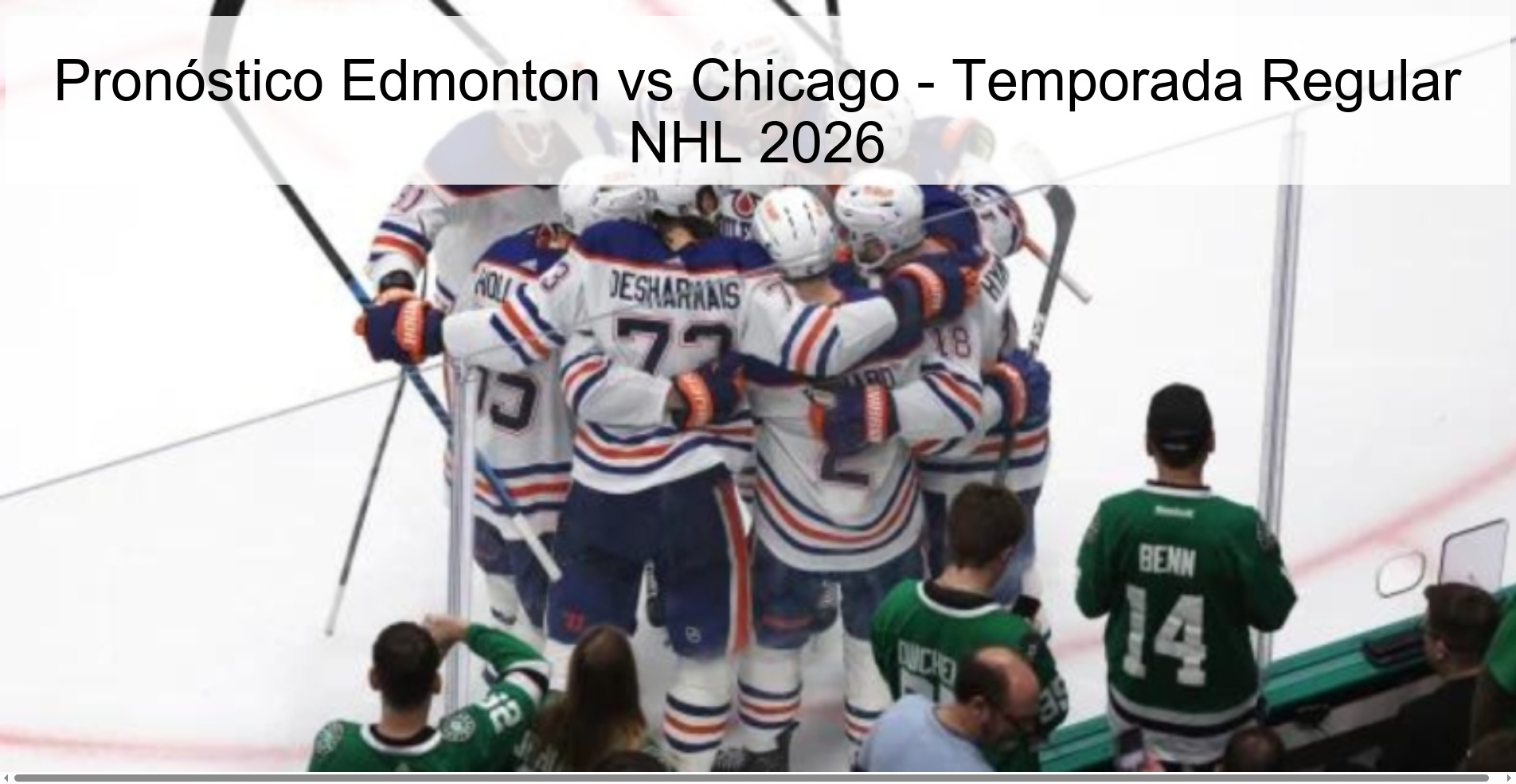 Edmonton vs Chicago Prediction - NHL Regular Season 2026 Edmonton vs Chicago Prediction - NHL Regular Season 2026