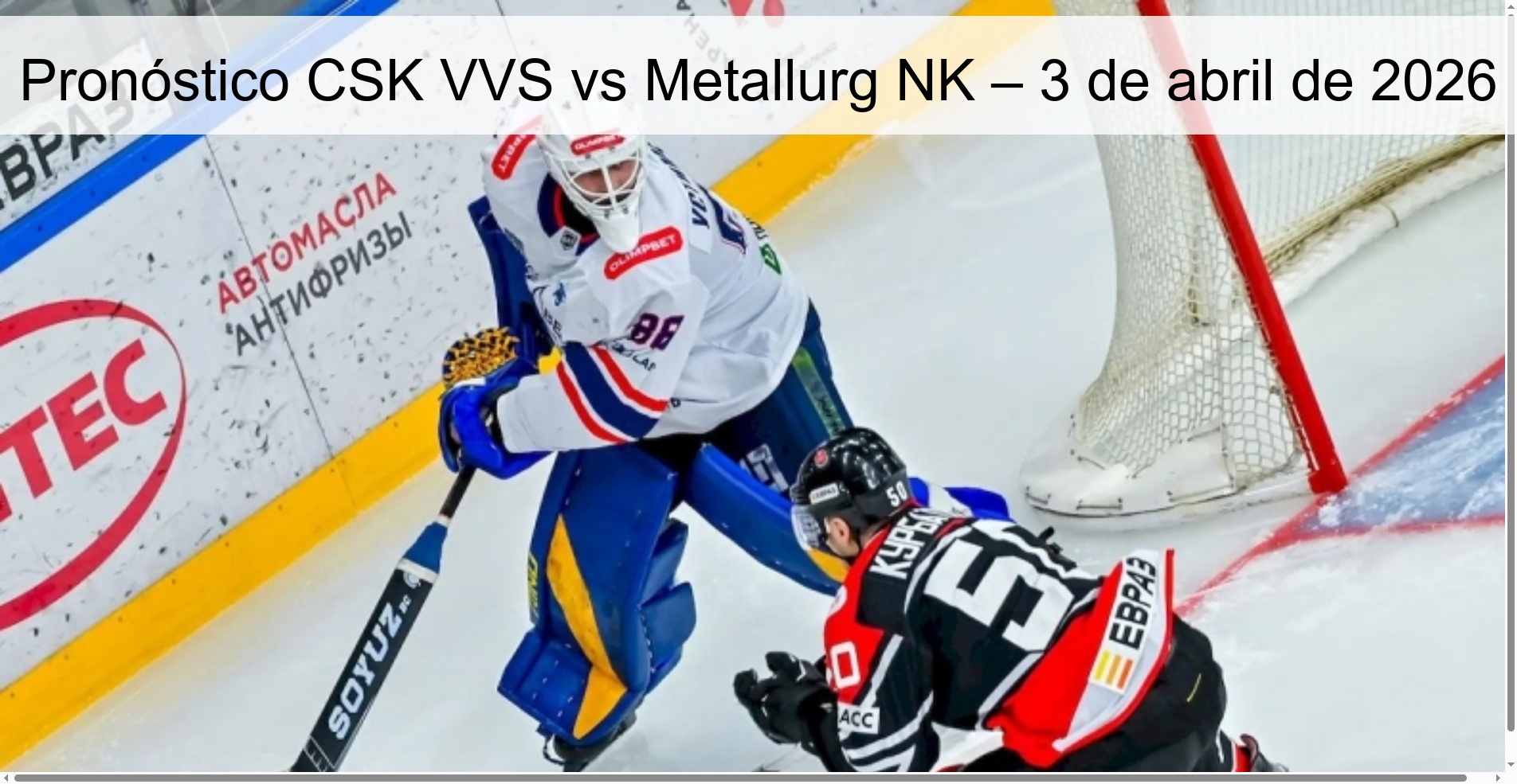 CSK VVS vs Metallurg NK Prediction – April 3, 2026