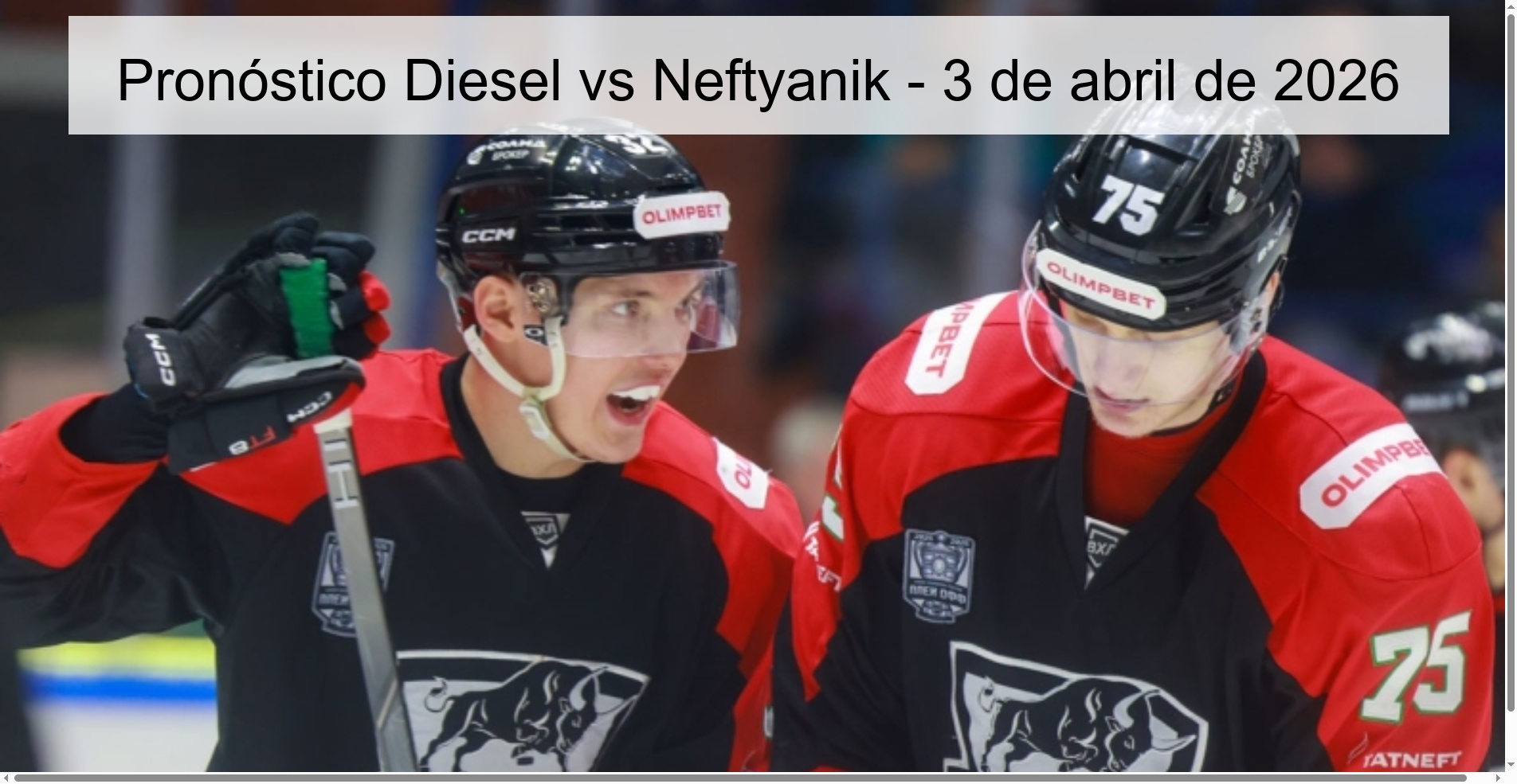 Diesel vs Neftyanik Prediction – April 3, 2026