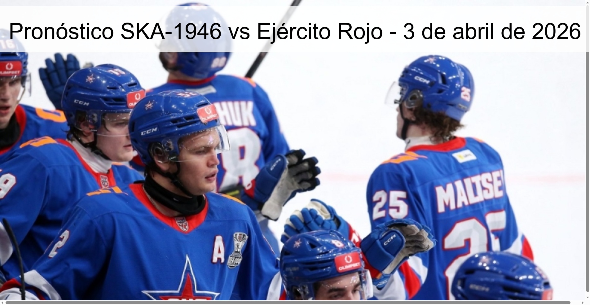 SKA-1946 vs Red Army Prediction – April 3, 2026 SKA-1946 vs Red Army Prediction – April 3, 2026