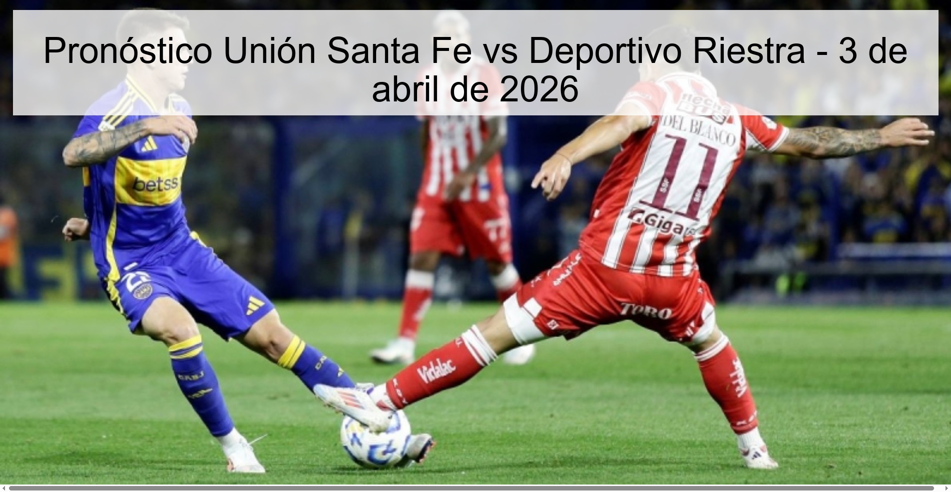 Unión Santa Fe vs Deportivo Riestra Prediction - April 3, 2026