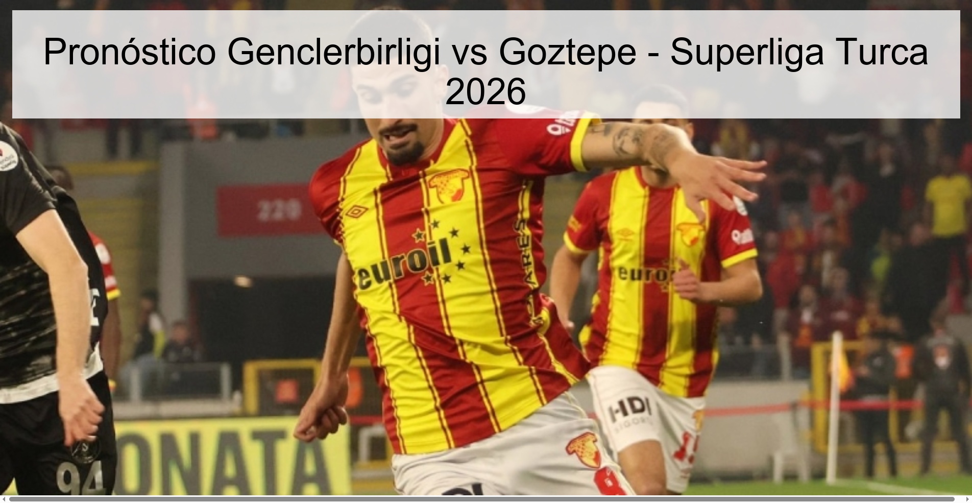 Genclerbirligi vs Goztepe Prediction - Turkish Super League 2026