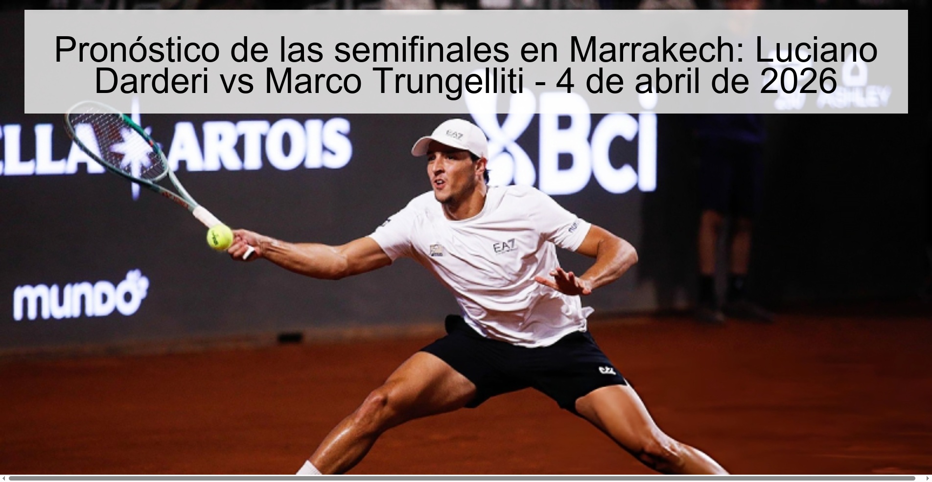 Marrakech Semifinals Prediction: Luciano Darderi vs Marco Trungelliti – April 4, 2026 Marrakech Semifinals Prediction: Luciano Darderi vs Marco Trungelliti – April 4, 2026