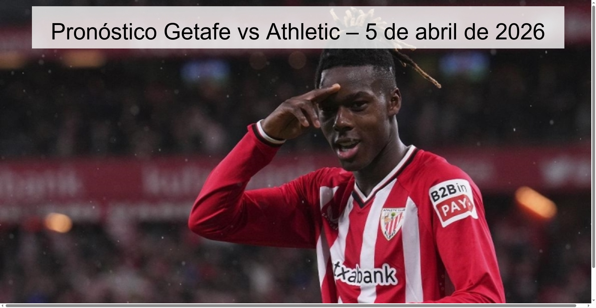 Getafe vs Athletic Prediction – April 5, 2026