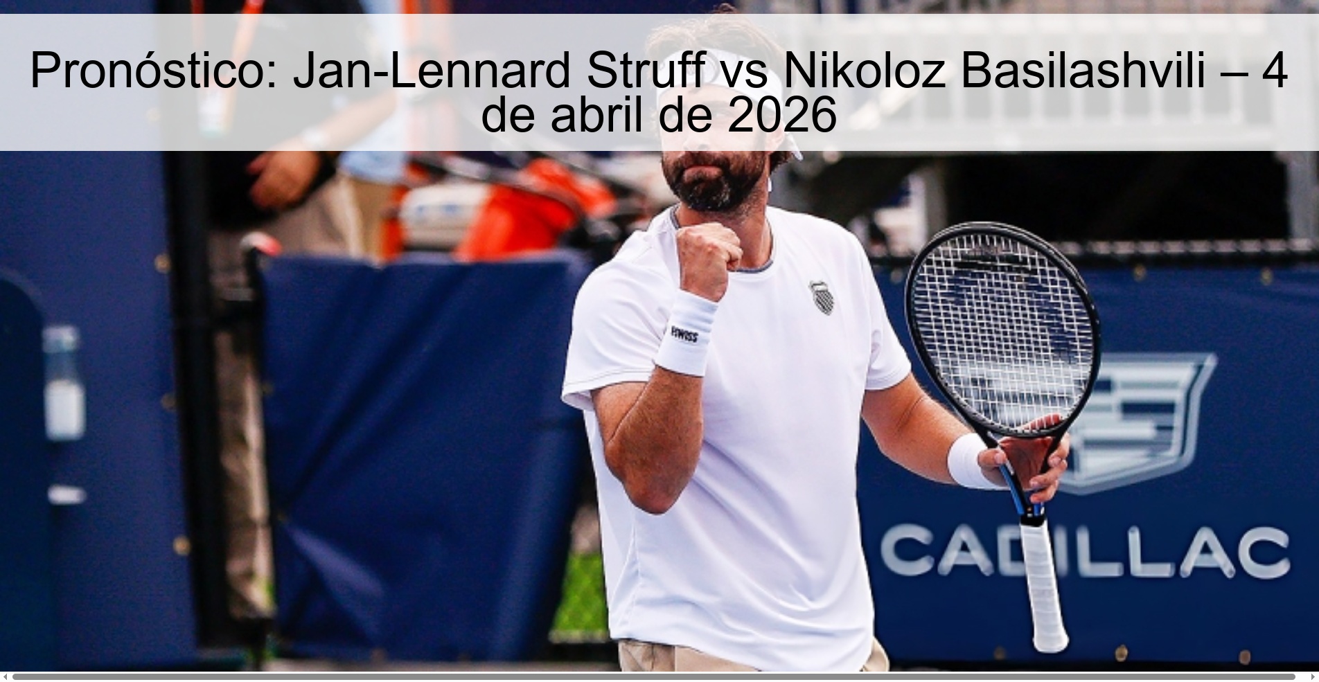 Prediction: Jan-Lennard Struff vs Nikoloz Basilashvili – April 4, 2026