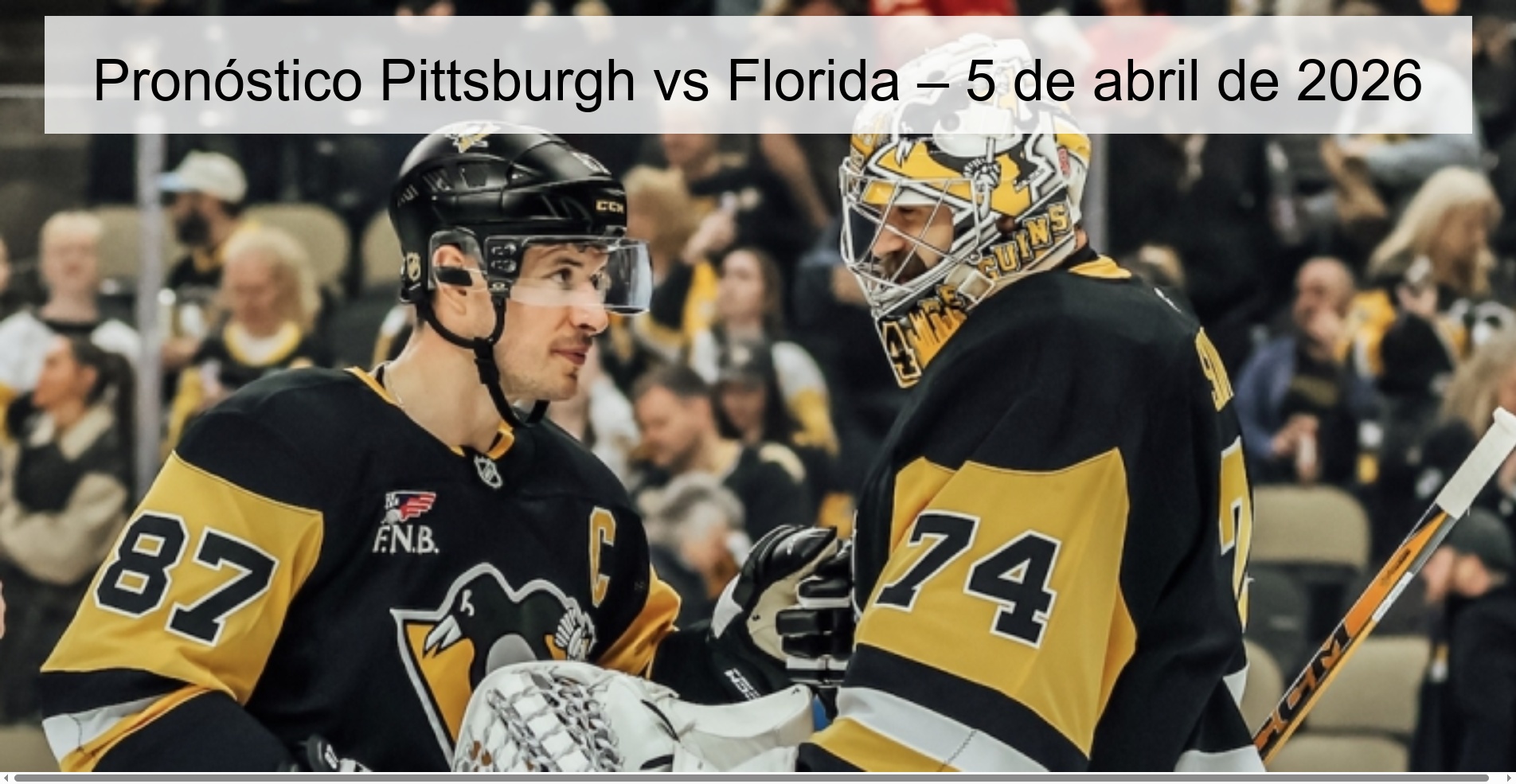 Pittsburgh vs Florida Prediction – April 5, 2026