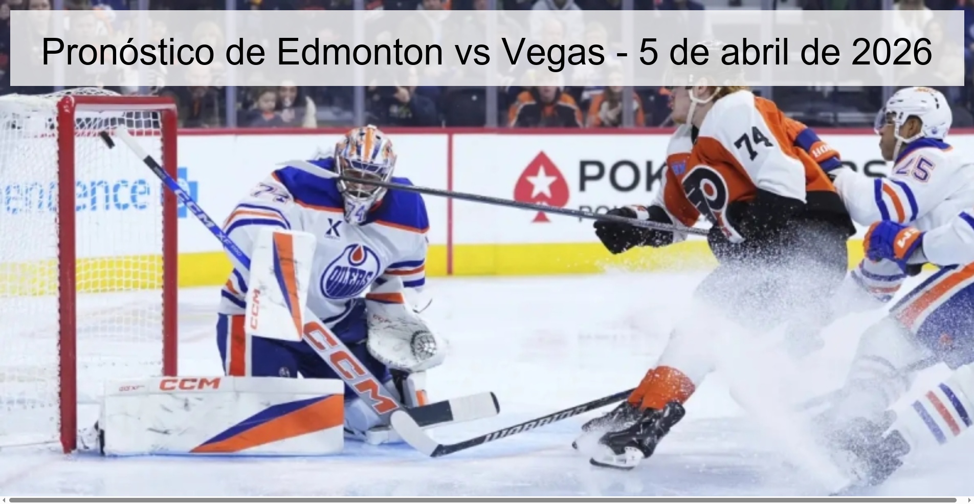 Edmonton vs Vegas Prediction – April 5, 2026