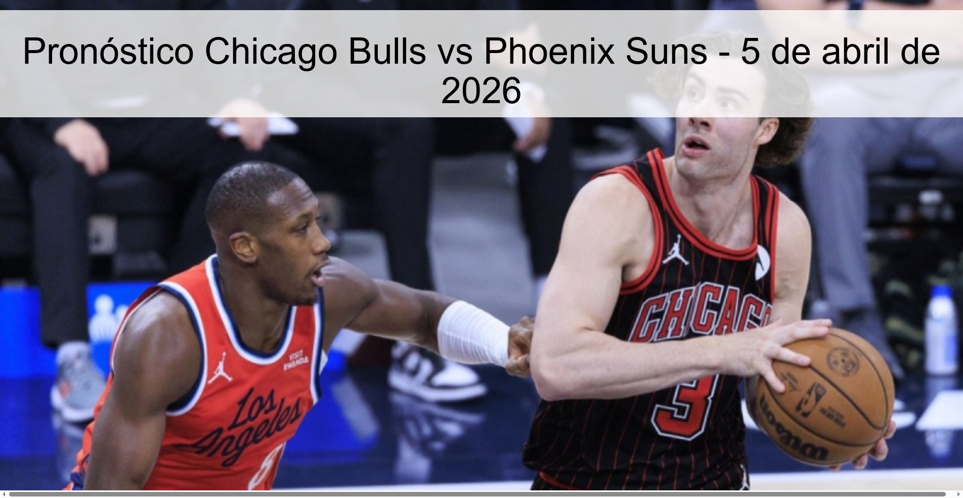 Chicago Bulls vs Phoenix Suns Prediction – April 5, 2026