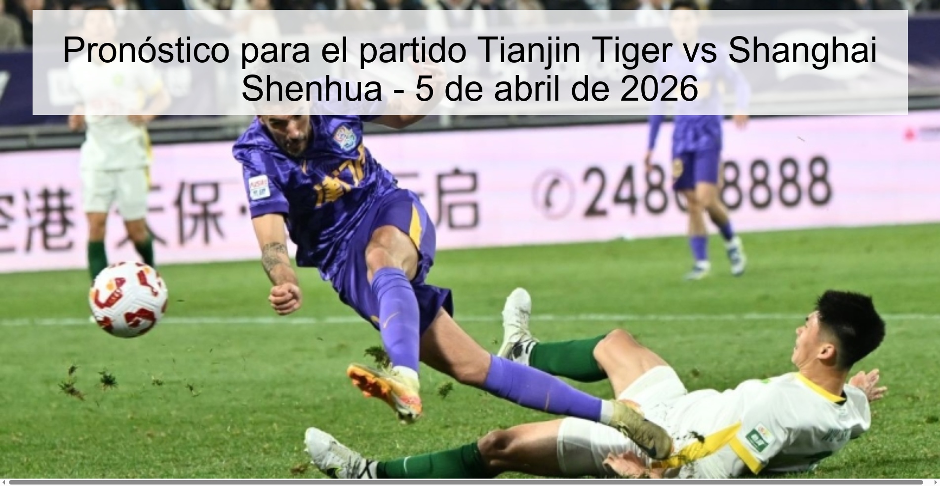 Prediction for the match Tianjin Tiger vs Shanghai Shenhua - April 5, 2026