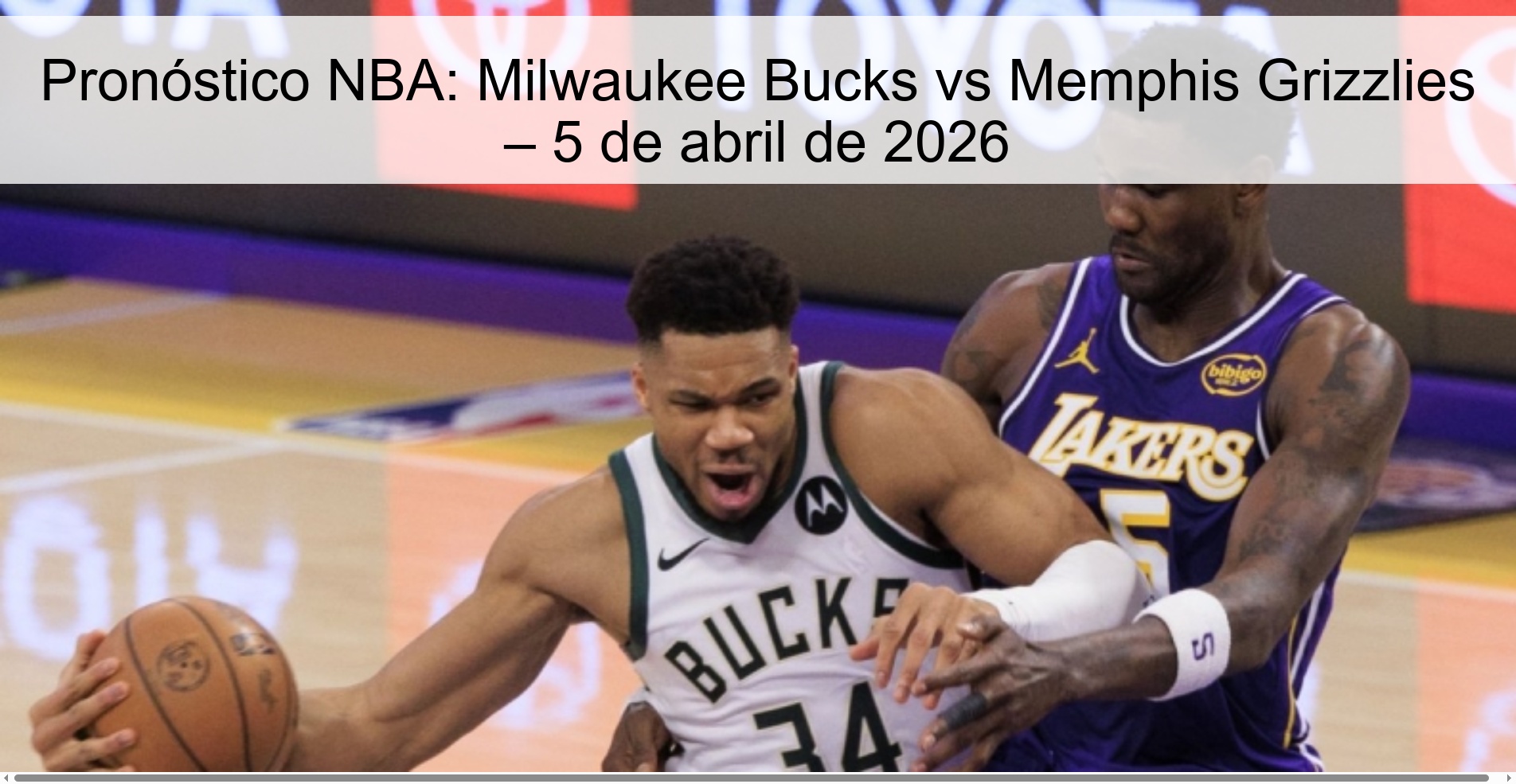 NBA Prediction: Milwaukee Bucks vs Memphis Grizzlies – April 5, 2026